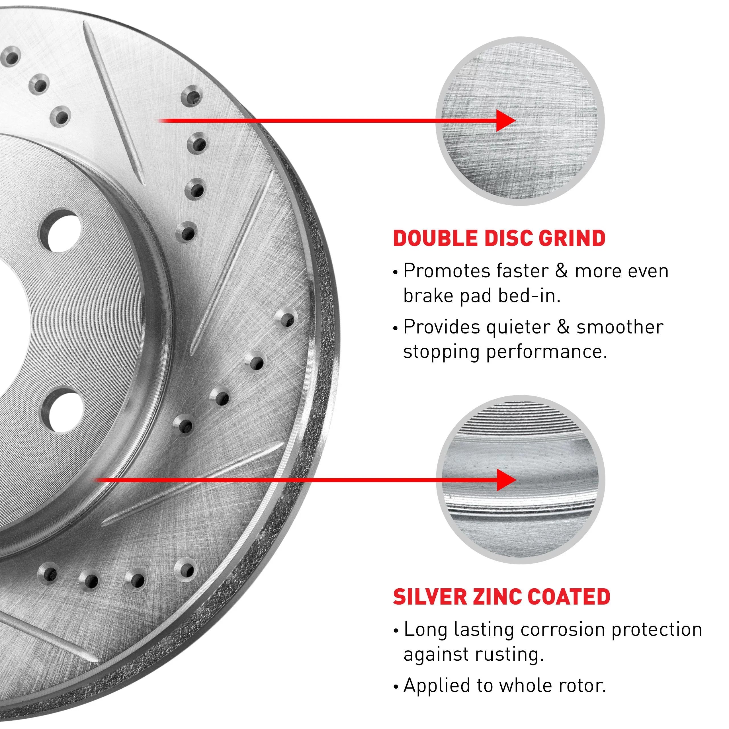 R1 Concepts Wgpn2 39002 R1 Concepts Brake Rotor D/S Silver Fits select: 2013-2014 CHRYSLER 200, 2008-2009 DODGE CALIBER SRT-4