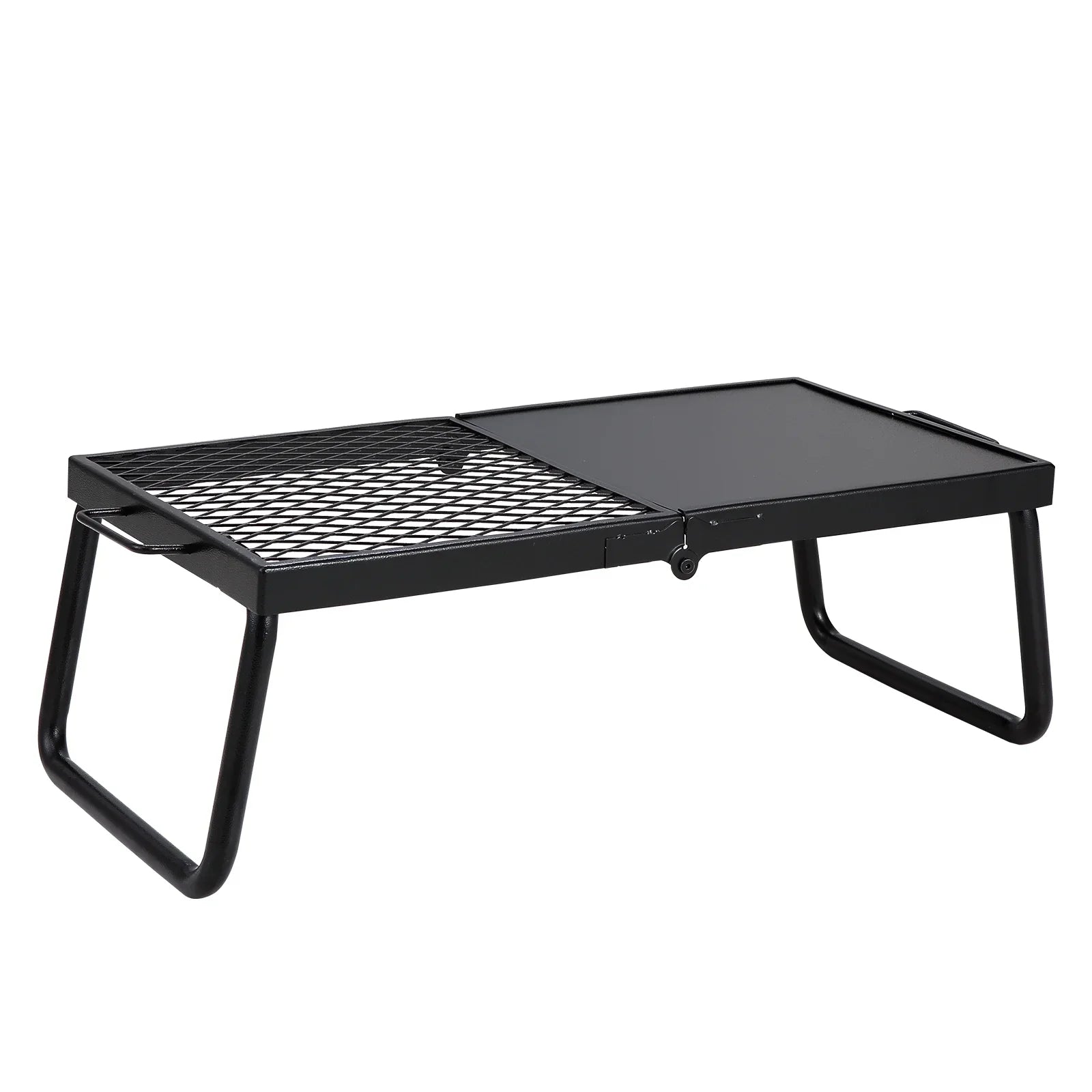 Folding Campfire Grill Portable Camping Fire Pit Steel Outdoor BBQ Picnic