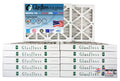 Glasfloss Air Filter 12x16x2 - 2" MERV 10 - (Pack of 12) - Pleated AC or HVAC Air Filter - Furnace Air Filter - Home or Office - Made In The USA.