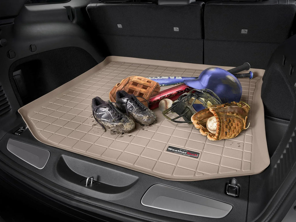 WeatherTech Cargo Trunk Liner compatible with Jeep Grand Cherokee 4xe, Grand Cherokee - Behind 2nd Row Seating Cocoa