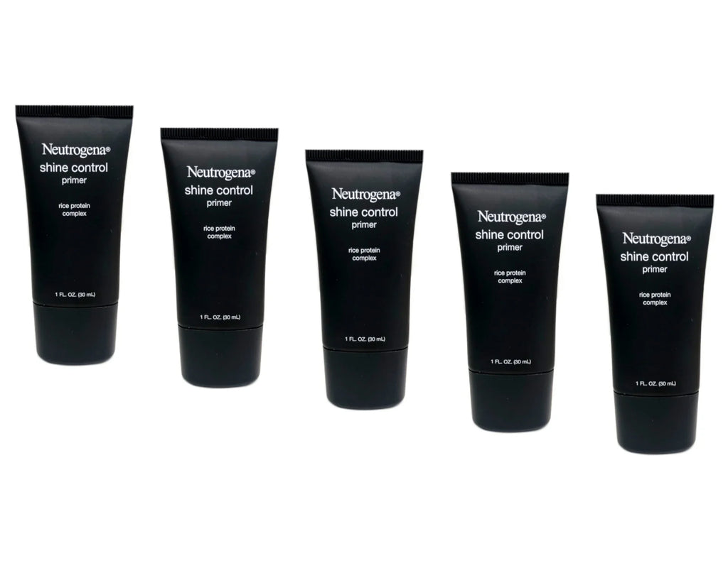 Neutrogena Shine Control Primer Rice Protein Complex, 1 Fl. Oz. - Pack of 5