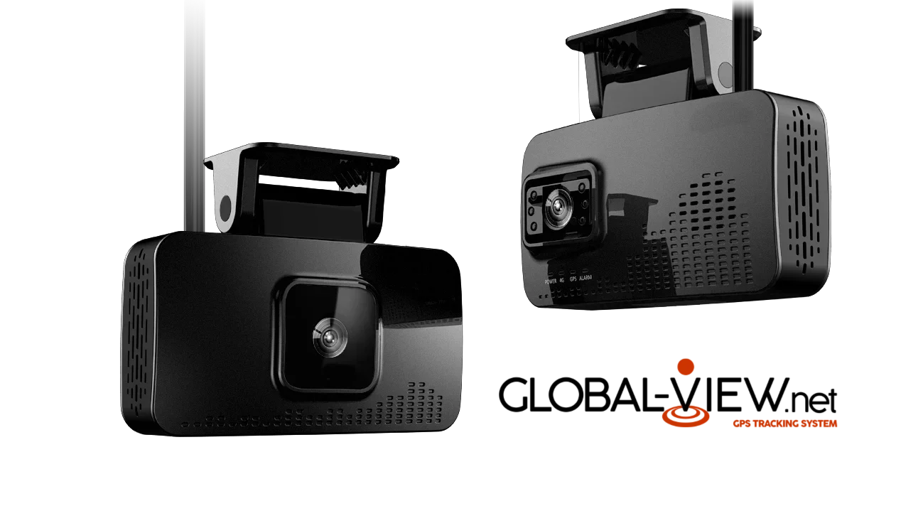 Live Streaming Dash Cam - Vehicle Dash Cam with GPS Tracking, 4G LTE, Dual Video, 64 GB SD - Front & Back Facing Cameras, HD DVR Video Loop Recording, Event Alerts by Global-View.Net (The Falcon)