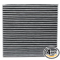 4-Pack Replacement for Cabin Air Filter for 2007 HONDA RIDGELINE V6 3.5L 3471cc Car/Automotive - Activated Carbon, ACF-10134