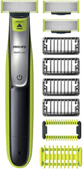 Philips Norelco OneBlade Face Body Hybrid Electric Trimmer & Shaver + Blades, Skin Guard, QP2630/60