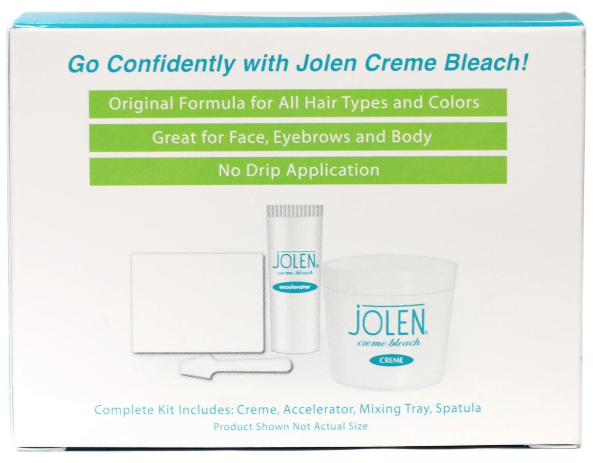 Jolen Creme Bleach Lightens Dark Hair Original Formula Kit, - 6 Pack