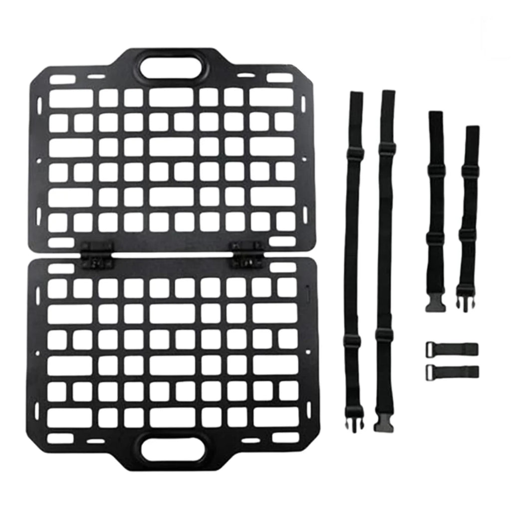 funtasica Auto Cushion Back Organizer Modular Storage Molle Panel Car Seatback Hanging Plate Auto Cushion Panel for Automotive Truck Parts