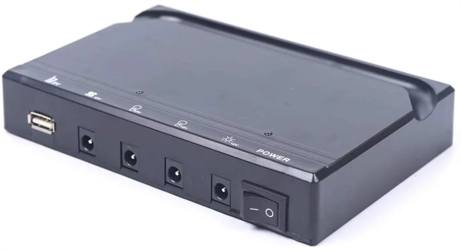 MONIPA Portable Solar Powered Panel+Fan+3x1W 12V Bulbs 8 inch Solar Powered Fan, with Adapter for Ventilation Caravan Camping Home Office Outdoor Traveling Fishing