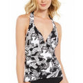 Ralph Lauren GRAPHIC PAISLEY Tummy-Control Halter Tankini Swim Top, US 10