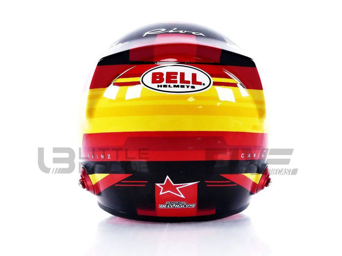 MINI HELMET 1/2 - CASQUE Carlos Sainz Jr - Ferrari F1 2023