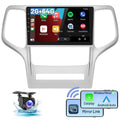 Podofo 2+64G Android 13 for Jeep Grand Cherokee 2008-2013 Wireless Carplay Android Auto Mirror Link 9'' Touchscreen Car Stereo Radio WIFI GPS FM Bluetooth Hifi USB, AHD Backup Camera