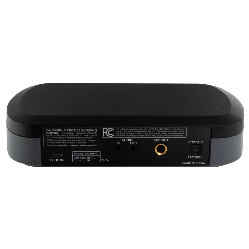 DSP Karaoke Mixer with Two Wireless Microphones for SmartTVs and Tablets