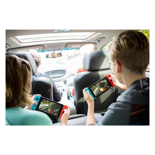 Nintendo Switch Bundle: Mario Kart 8 Deluxe /Super Mario Bros. U Deluxe and Nintendo Switch 32GB Console with Neon Red and Blue Joy-Con| 3 Months Nintendo Switch Online Membership