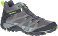Merrell J036211 Mens Hiking Shoes Alverstone Mid GTX Granite/Keylime US Size 12