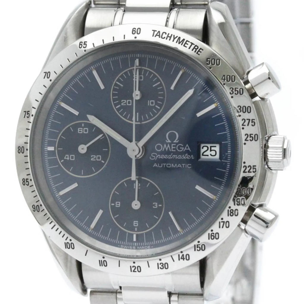 Pre-Owned Polished OMEGA Speedmaster Date Steel Automatic Mens Watch 3511.80 BF563399 (Good)