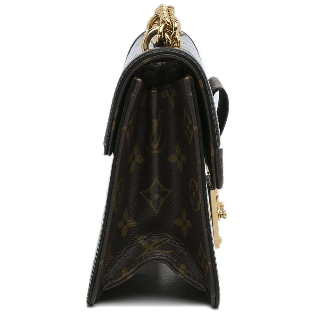 Pre-Owned Authenticated Louis Vuitton Monogram Vernis Wynwood Leather Black Crossbody Bag Unisex (Good)