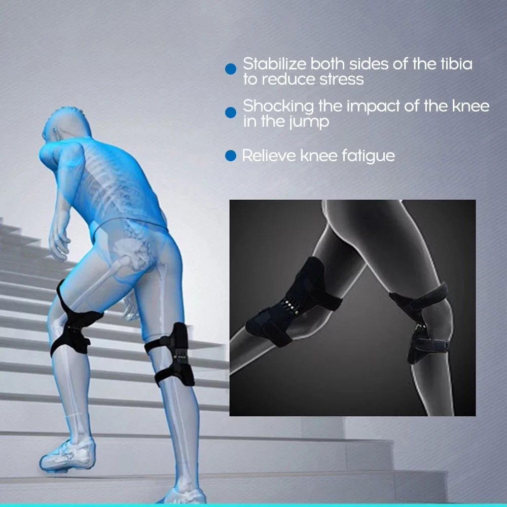 Radirus Knee Pads with Patella Knee Strap, Suitable for Walking and Mountain Climbing