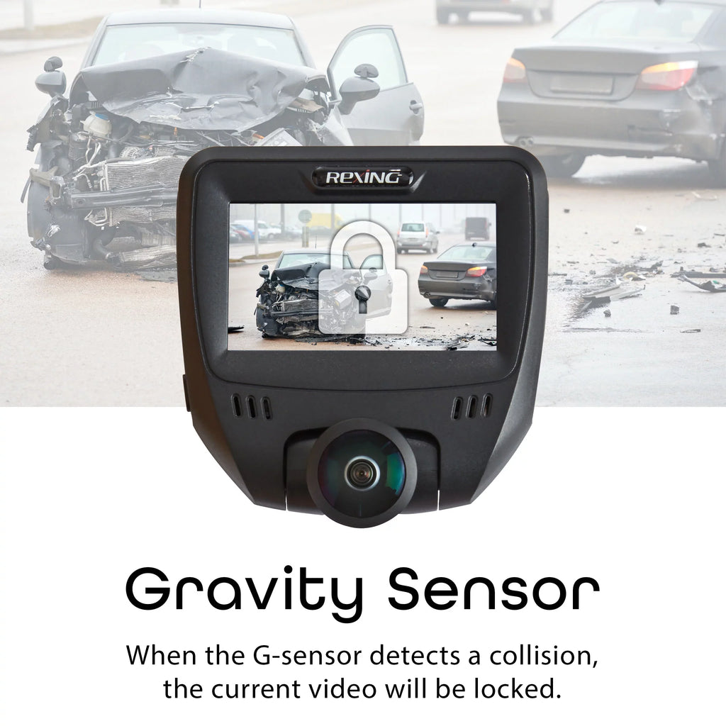 Rexing V360 Front and Rear 360 Degree Dash Cam
