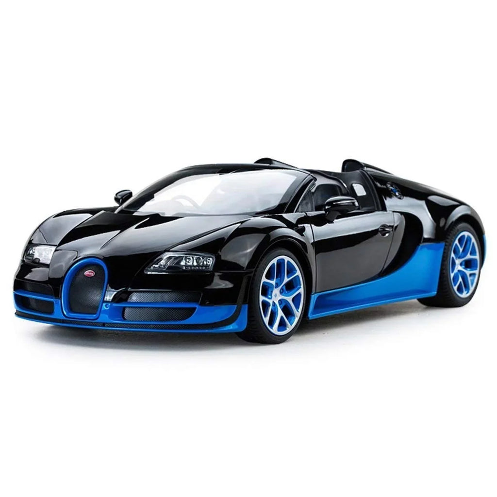 Rastar 1:14 RC Bugatti Veyron Grand Sport Vitesse Car Children Toys Displayable Model Gift (Black/Blue)