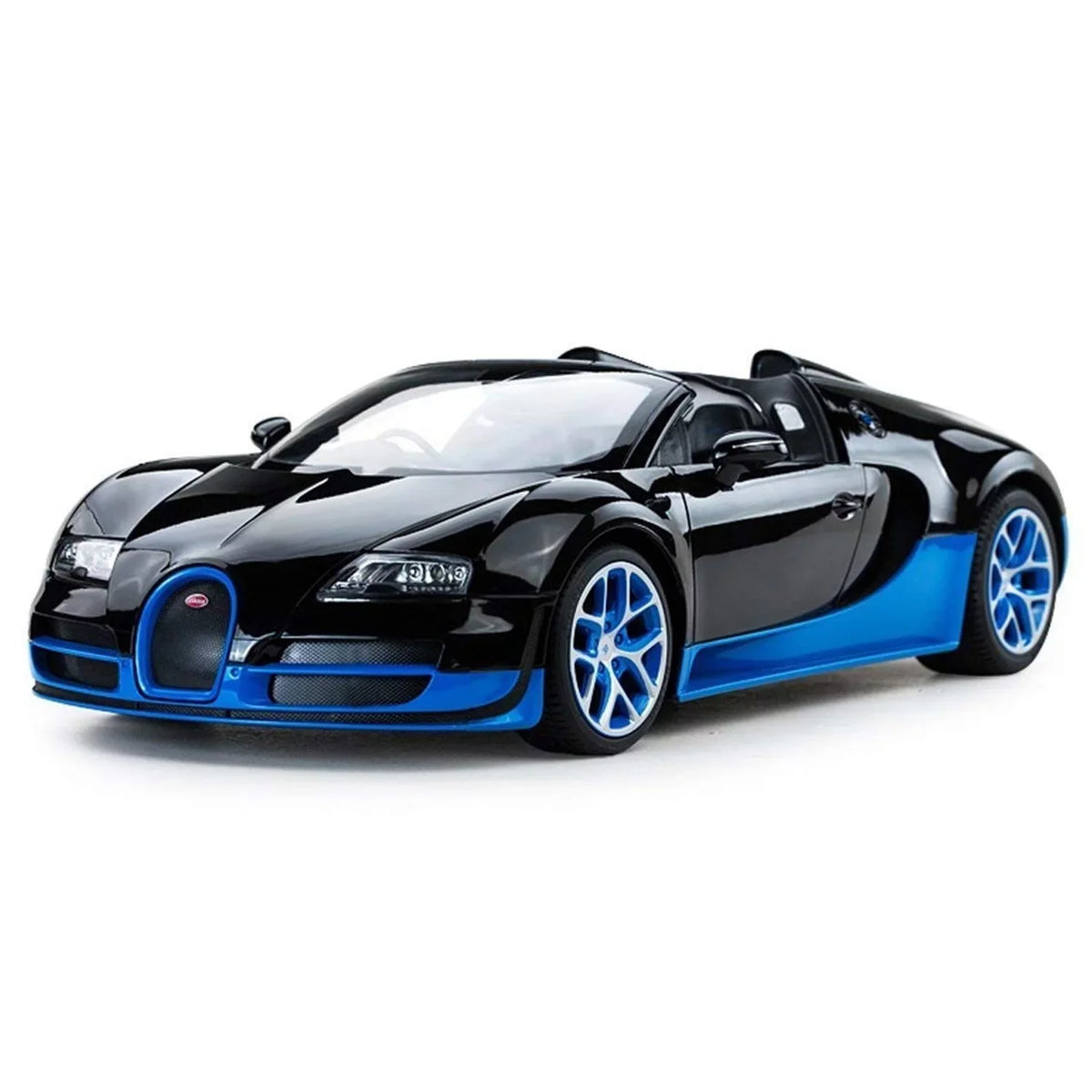 Rastar 1:14 RC Bugatti Veyron Grand Sport Vitesse Car Children Toys Displayable Model Gift (Black/Blue)