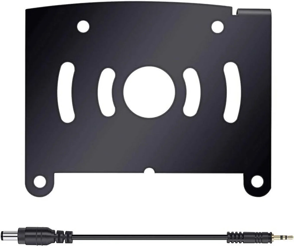 DoHonest D6 Backup Camera Bracket Adapter with a Power Adapter Compatible with Furrion Pre-Wired RV or Trailer with a FRCBRKT-BL