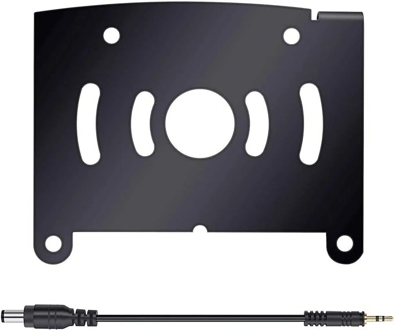 DoHonest D6 Backup Camera Bracket Adapter with a Power Adapter Compatible with Furrion Pre-Wired RV or Trailer with a FRCBRKT-BL