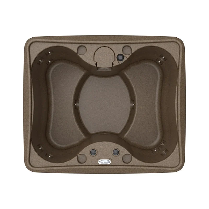 Aquarest Spas Powered By Jacuzzi® Premium 150 Hot Tub Spa 4-Person Plug and Play 12 Jets, Ozone and LED Waterfall, & Tub Cover, Keystone