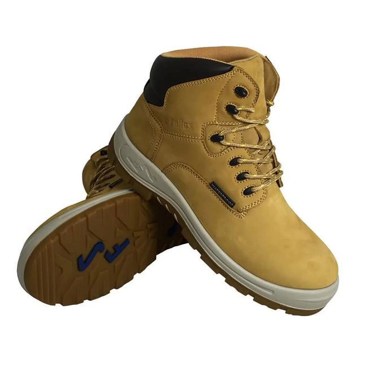 Men's Poseidon Comp Toe Waterproof 6 in. Hiker Work Boot Wheat - Size 9.5