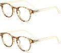 OCCI CHIARI Lightweight Designer Acetate frame Stylish Reading Glasses For Women(Yellow,3.0)