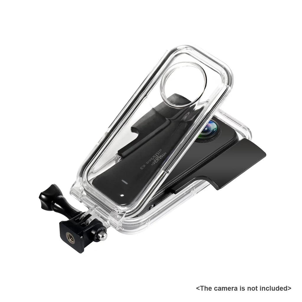 moobody Panoramic Camera Dive Case Waterproof Case Diving Housing Underwater 40M Replacement for X3 Camera