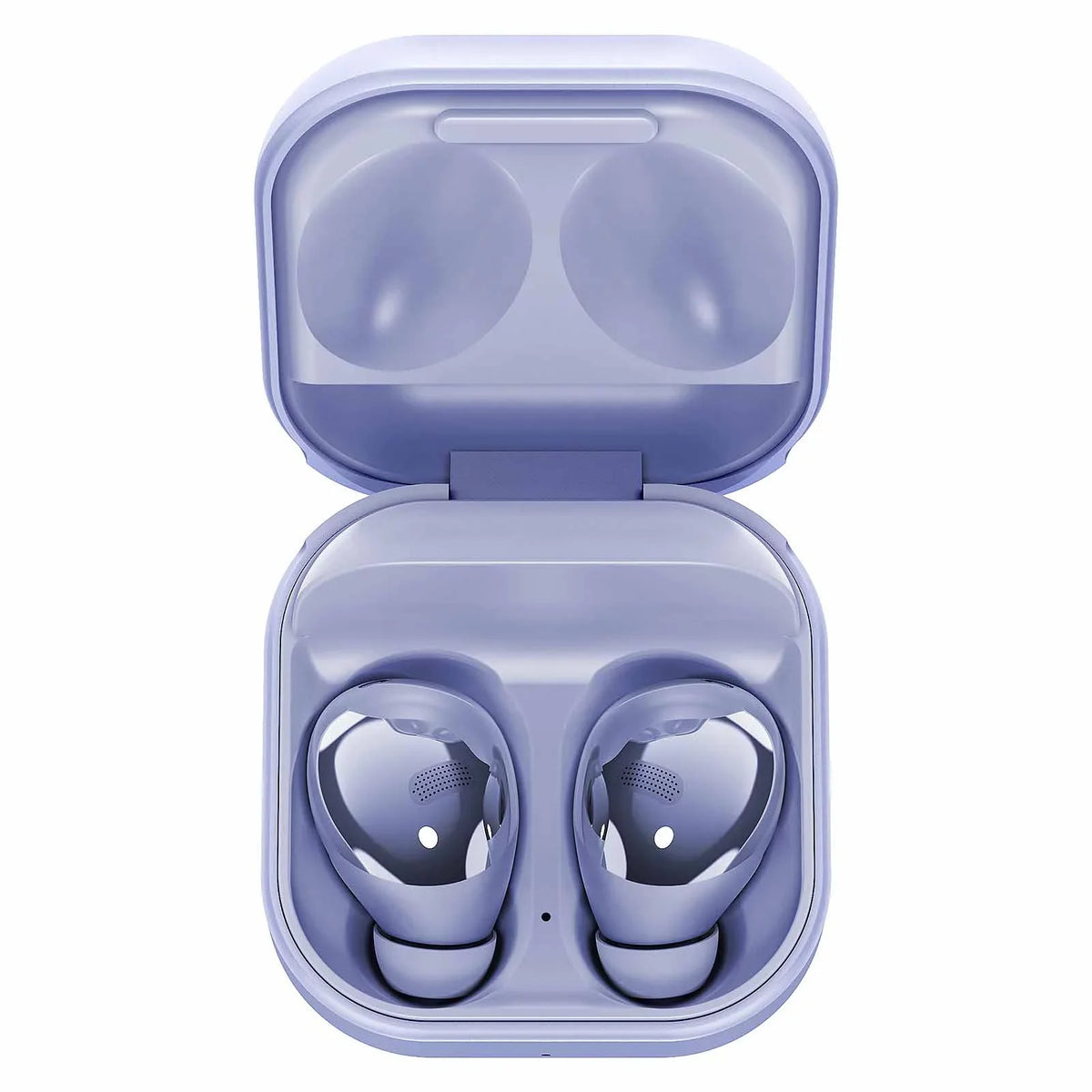 UrbanX Street Buds Pro True Bluetooth Wireless Earbuds For HTC Desire 728 Ultra With Active Noise Cancelling (Wireless Charging Case Included) Purple