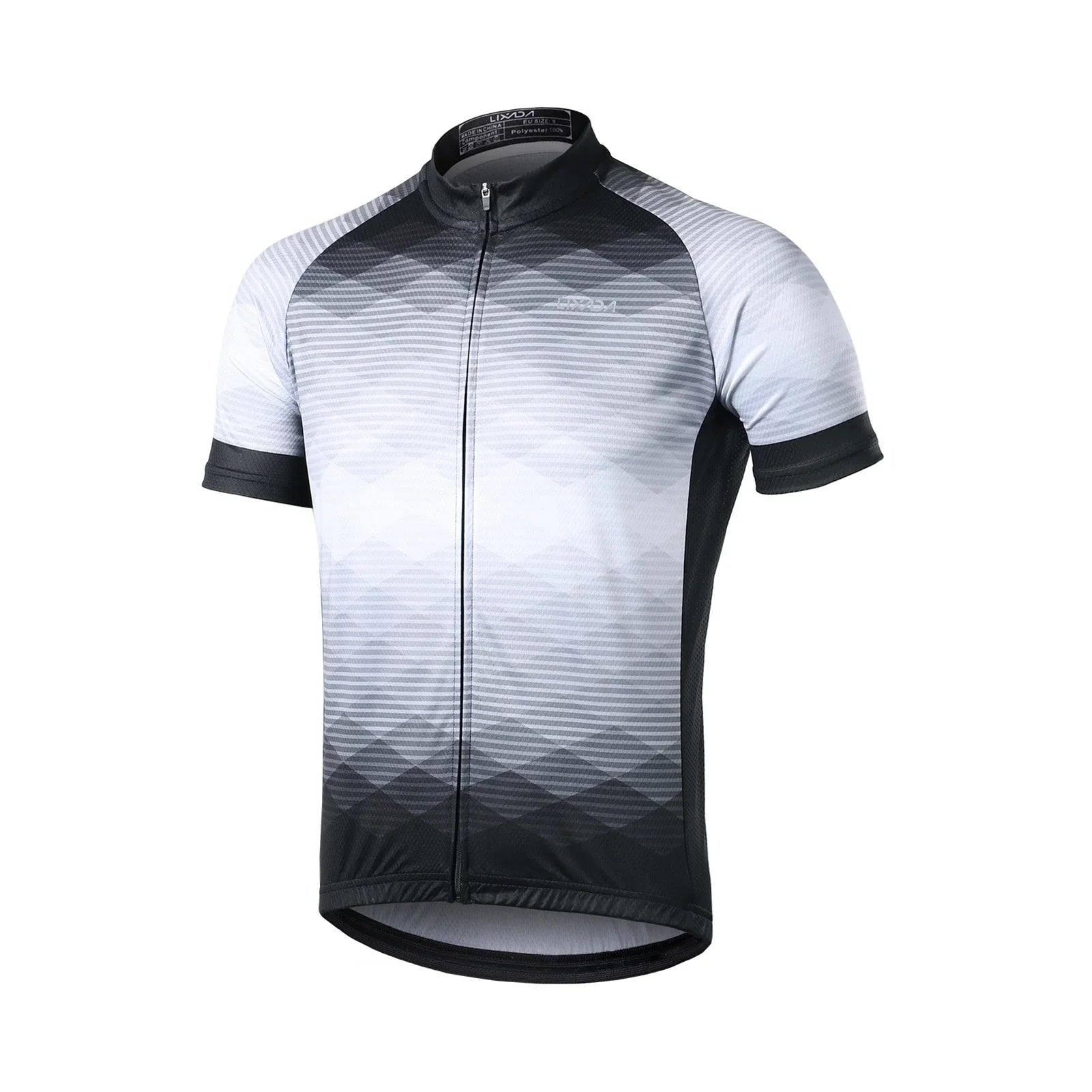 Lixada Men Cycling Jersey Breathable Short Sleeve Bike Shirt and Padded Shorts MTB Bike Clothing Suit