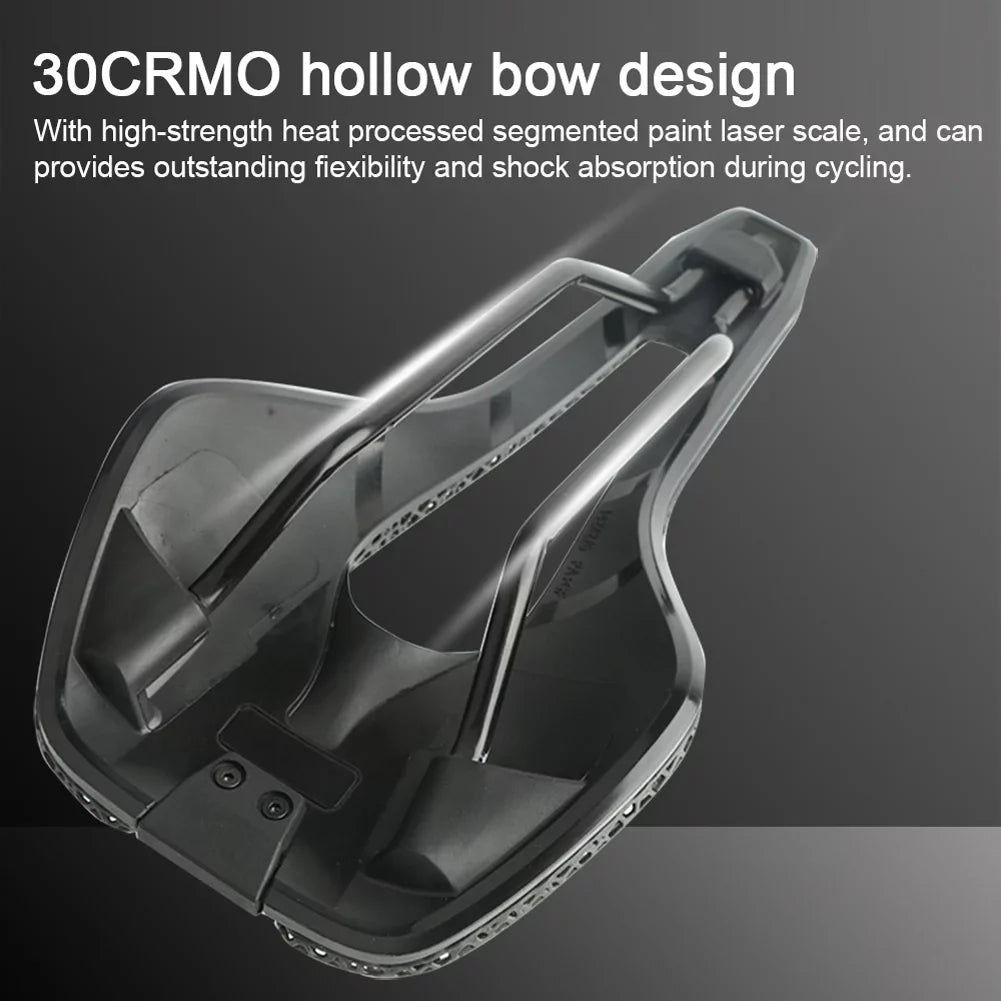 RACEWORK 30CRMO 3D Printed Saddle MTB Mountain Road Cycling Saddle Relaxed Honeycomb Structure Hollow Cushion