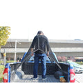 JEYODA Highly Elastic Cargo Net, Simple Truck Bed Cargo Mesh Organizer, Suitable for Daily Light Loads of Trucks, 4'x4' Stretches to 7'x7'