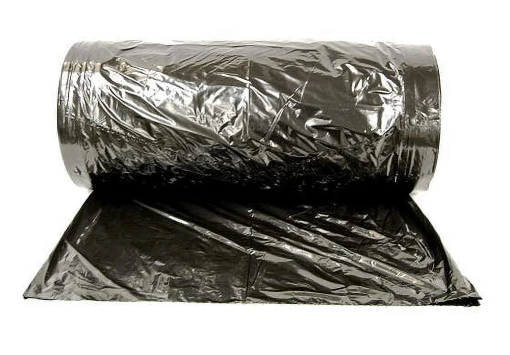 NAHANCO Plastic super weight garment bags on a roll, 36"H , Black - 500/ROLL