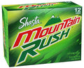 MOUNTAIN RUSH Citrus Shasta Soda Pop, 12-Ounce Cans (Pack of 24)