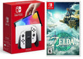 Nintendo Switch OLED White + Zelda Tears of the Kingdom Game