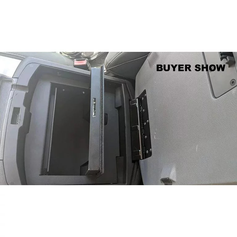 KOJEM Center Console Gun Safe Storage Box Console Vault for 2009-2018 Dodge Ram 1500 2500 3500 Lock Console Safe Vault