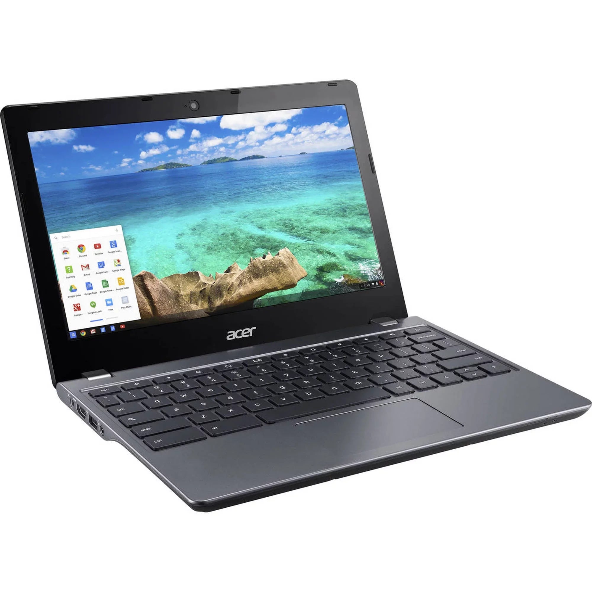 Restored Chromebook C740-C3P1 Tablet Computer, 1.50 GHz Intel Celeron, 2GB DDR3 RAM, 16GB SSD Hard Drive, Chrome, 11" Screen (Refurbished)