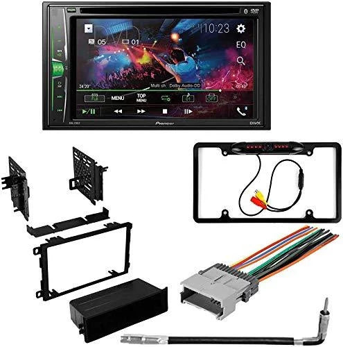 KIT4844 Bundle for 2003-2006 Chevrolet Avalanche W/ Pioneer AVH-241EX Double DIN Car Stereo with Bluetooth/Backup Camera/Installation Kit/in-Dash DVD/CD AM/FM 6.2" Touchscreen Digital Media Receiver