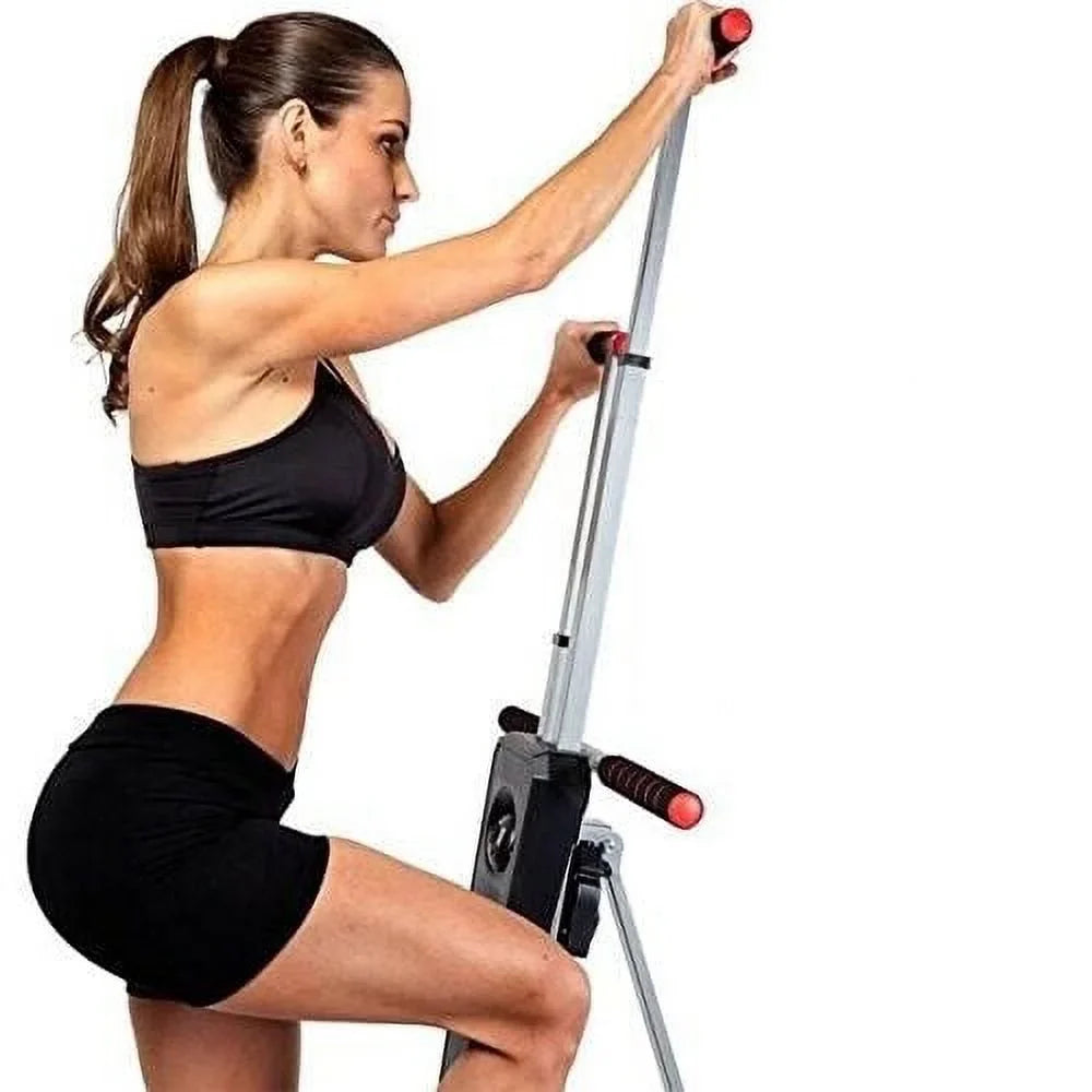Maxi Climber Home Gym Total Body Exercise Machine with Built-in Counter and Fitness Guides for Comprehensive At-Home Workouts