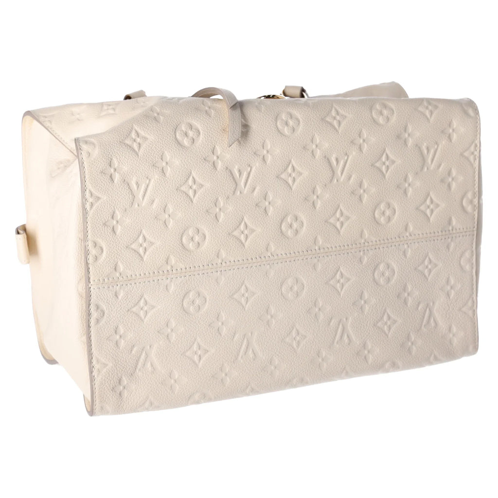 Louis Vuitton Inspiree M93416 Beige Monogram Empreinte Leather Shoulder Bag Tote