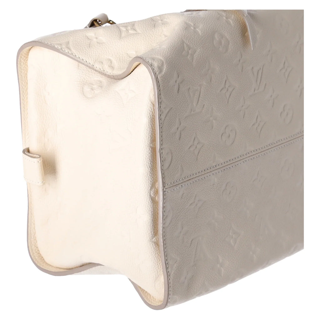 Louis Vuitton Inspiree M93416 Beige Monogram Empreinte Leather Shoulder Bag Tote