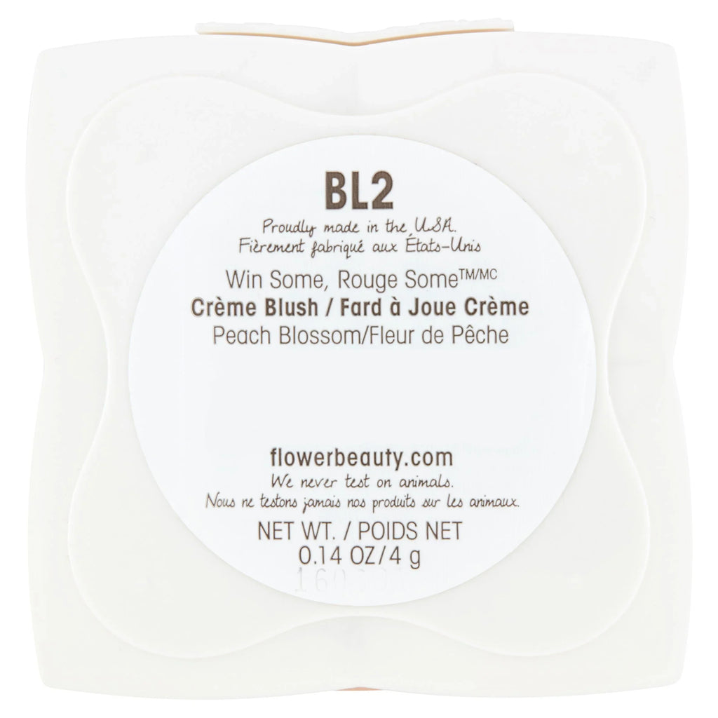 Flower WIN SOME, ROUGE SOME CREME BLUSH, 0.14 oz, Peach blossom