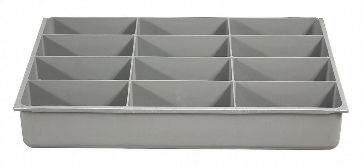 Durham Mfg DrwInsrt,Gry,12Cmptmnt,PlyPrp,Fit12"Box 124-95-12-IND 124-95-12-IND ZO-G6211305