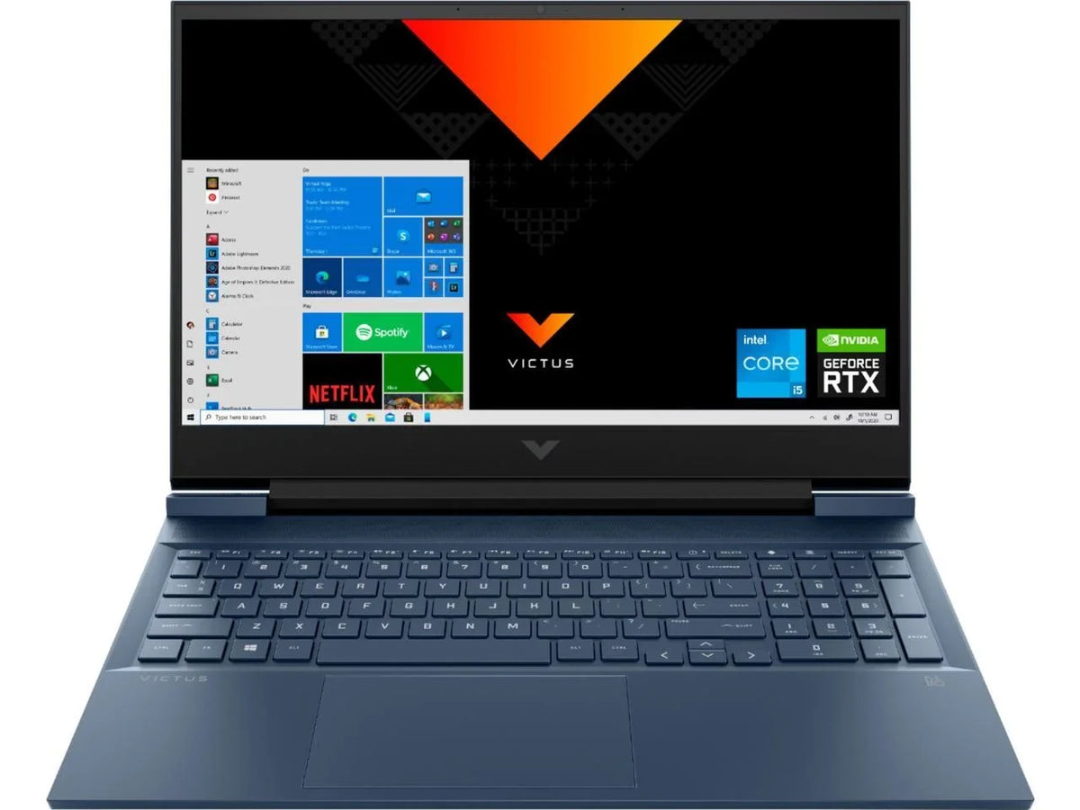 '- Victus 16.1" Gaming Laptop - Intel Core i5 - 8GB Memory - NVIDIA GeForce RTX 3050 - 256GB SSD - Performance Blue