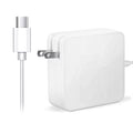 KONKIN BOO Compatible White 65W USB Type-C AC Adapter Charger Replacement for XPS 13 7390 P82G003 2-in-1 Laptop PSU