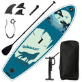LYPER Inflatable Stand Up Paddle Board 9.9'x33"x5" With Accessories