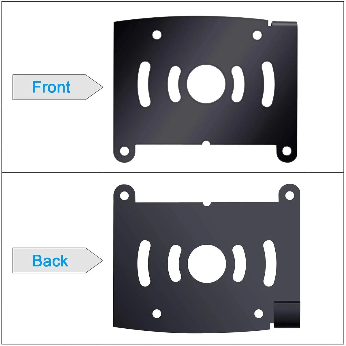DoHonest D6 Backup Camera Bracket Adapter with a Power Adapter Compatible with Furrion Pre-Wired RV or Trailer with a FRCBRKT-BL