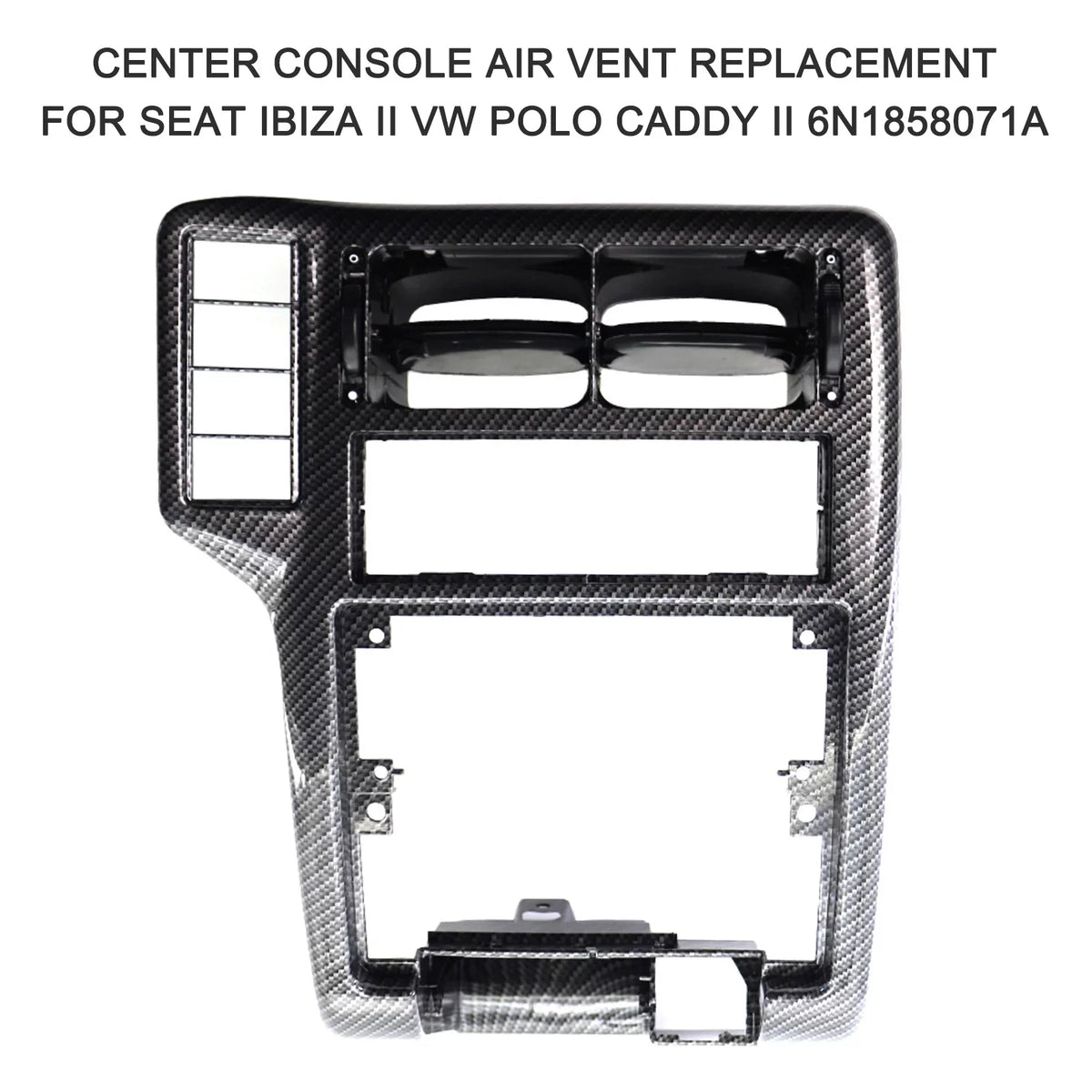 Nebublu Air Vent,Caddy II 6N1858071A Saddle Ibiza II Vent Saddle Ibiza Air Vent Center Console Air II Caddy Vent 6N1858071A Center mewmewcat QISUO ERYUE