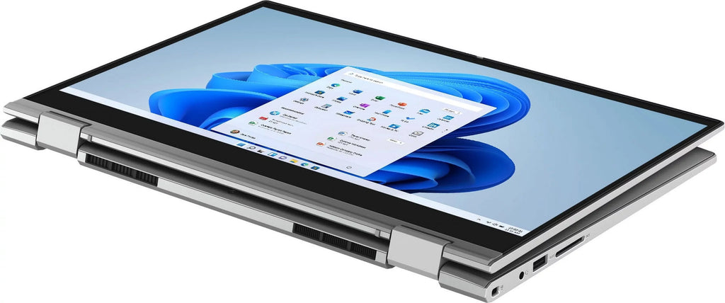Inspiron 5000 2-in-1 Laptop / 14" HD Touch-Screen / 11th Gen Intel Core i3-1115G4/ 8GB DDR4/ 256GB SSD/ Webcam/ WiFi 6/ Bluetooth/ Win 10/Platinum Silver/ with UltraTech Mouse Pad Bundled